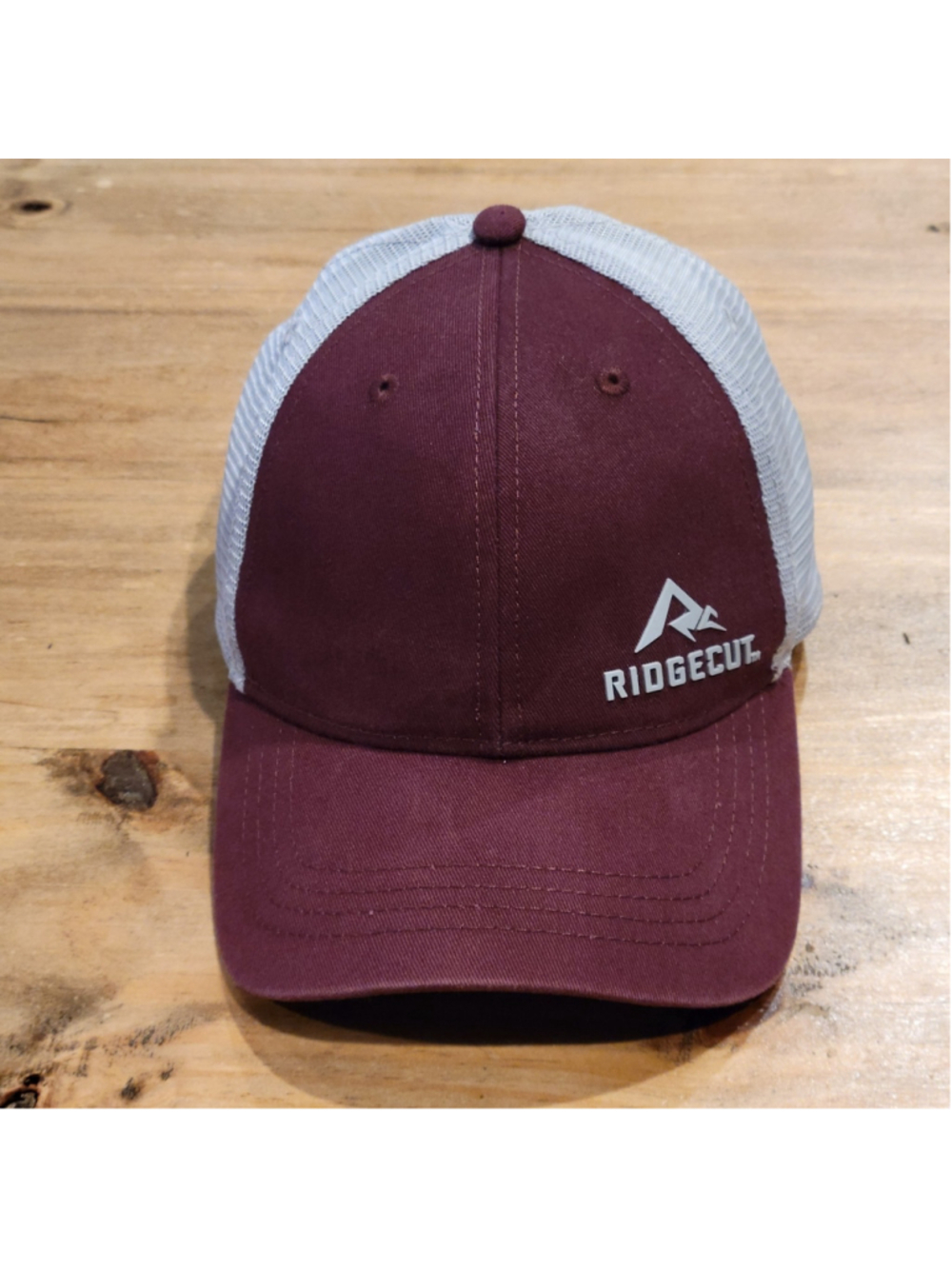 Ridgecut Hat Cap Snapback Red Mesh Back Trucker One Size Adjustable